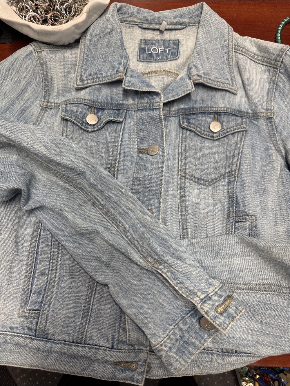 Loft denim jacket S // 100112